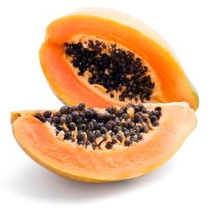 papaya with seeds