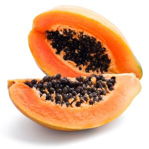 papaya with seeds