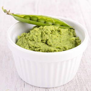 green pea puree