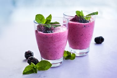 Rainbow Berry Smoothie