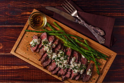 Steak with Blue Cheese Butter