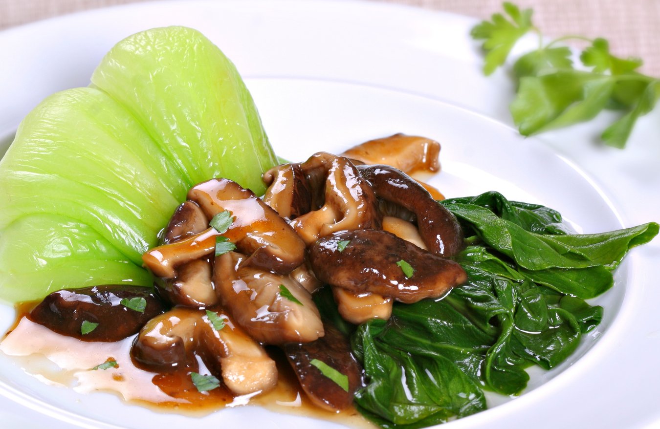 Baby Bok Choy and Shiitake Mushrooms with PrimaVac™